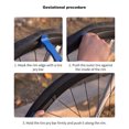 thumbnail image 4 of Palanca para neumático de bicicleta, barra de palanca antideslizante para neumáticos de ciclismo, herramienta de reparación de bicicletas al aire libre, 4 of 6