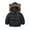 199#Black, variant on Toddler Boys Winter Jacket Girls Fleece Coat Bear Ear Hooded Warm Padded Black 7-8Y