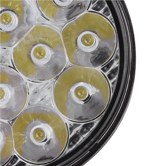 Duokon Luz de trabajo con luz LED para automóvil 42W 14LED 6000K 2500LM Mini luz de trabajo redonda Lámpara de faro auxiliar modificada para automóvil ANGGREK Otros