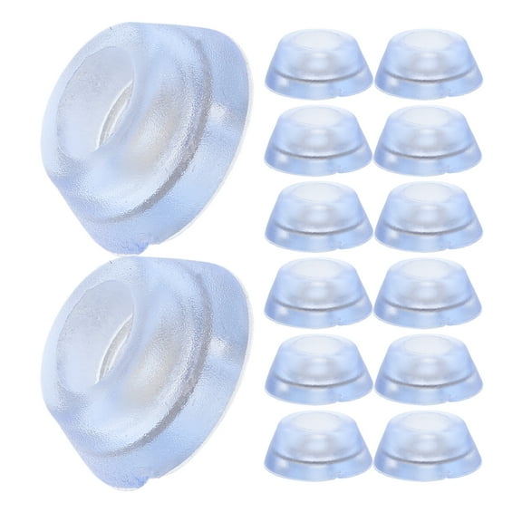 20pcs Clear Silicone Feet For Cutting Board Non Slip Rubber Feet With Stainless Screws Anti Skid Furniture Pads Table Leg Floor Protectors