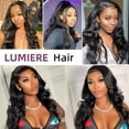 thumbnail image 3 of LUMIERE Body Wave Clip In Hair Extensions Real Human Hair Seamless Clip In Hair Extensions For Black Women 120g Grade 10A Brazilian Remy Hair 8Pcs Wi, 3 of 6