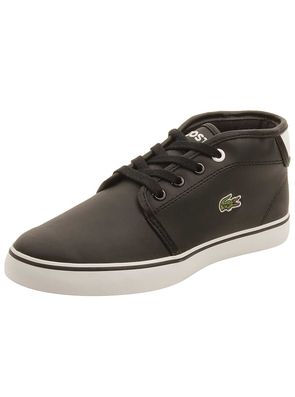 Lacoste Toddler 117 Sneakers Black/White -