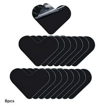 DERONA 8 Pack Rug Gripper,Double Sided Non-Slip Rug Pads Rug Tape Stickers Washable Area Rug Pad Carpet Tape Corner Side Gripper for Hardwood Floors and Tile