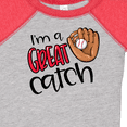 thumbnail image 4 of Inktastic I'm a Great Catch Baseball Glove Boys or Girls Baby Bodysuit, 4 of 5