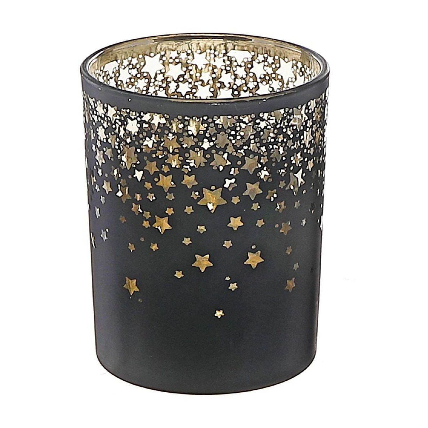 Portez Votive En Verre De Noël Étoiles Tombant