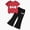 001 P, variant on Girls Outfits Toddler Clothes Sweet Summer Set Flutter Sleeve Top Flare Pants Kaprioy Toddler Girl Clothes 2T 3T 4T 5T 6T 7T