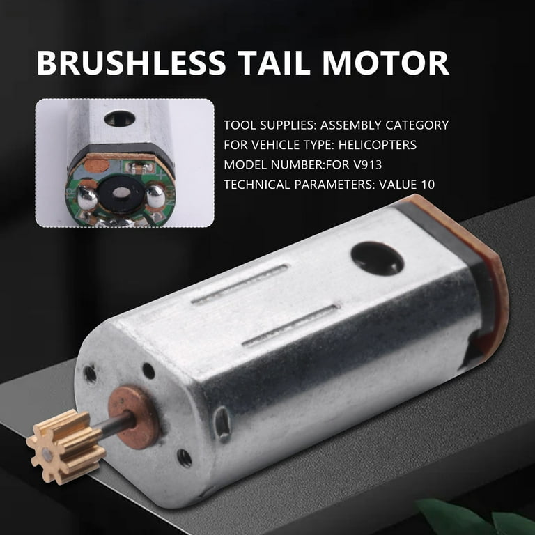 V913 brushless sales tail motor