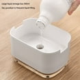 thumbnail image 3 of Hovmgk Kitchen Soap Box, Press-Type Cleaning Bin, Automatic Detergent Case, Plastic Hollow Tray 14.5x10x8.6cm, Kitchen Cleaning Supplies, Detergent Storage & Oil-Stain Cleaning for Home Cooks, 3 of 6