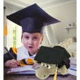 thumbnail image 4 of DolliBu Grey Alligator Small Graduation Plush Toy - Super Soft Graduation Stuffed Animal Dress Up with Gown and Cap with Tassel - Cute Congratulatory Graduation Gift - 14 Inches, 4 of 6