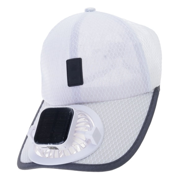 Solar Energy Cooling Baseball Hat with Built In Fan USB Rechargeable Sun Hat For Hiking Camping and Adult Daily Wear