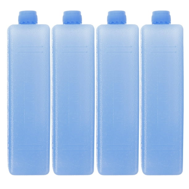 unbranded 4Ud Contenedores De Hielo Reutilizables Con Antiderrame Para Cooler Exterior