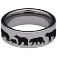 thumbnail image 4 of Roaring Bear Tungsten Carbide Ring, 4 of 9