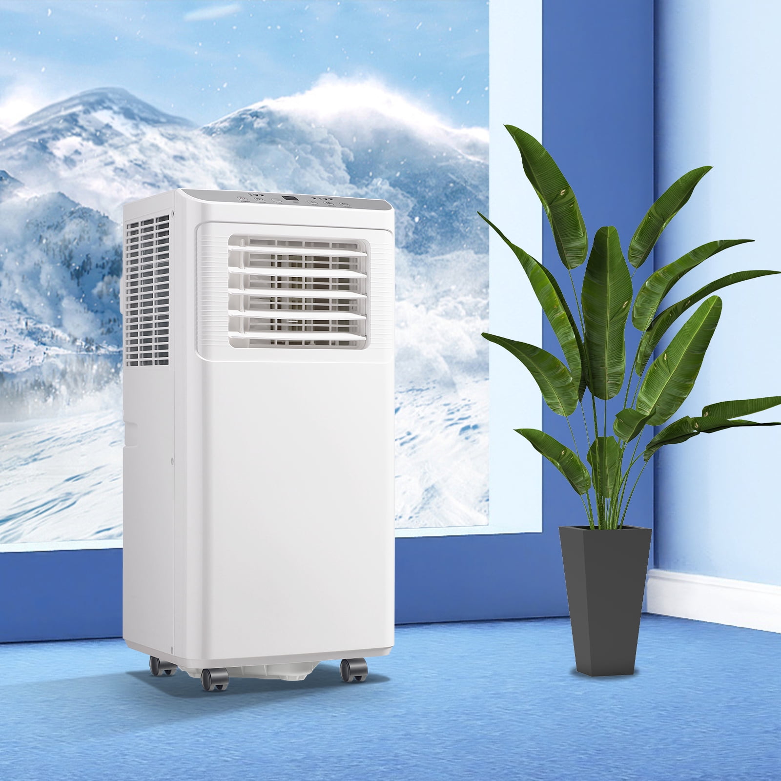 TACOOL Portable Air Conditioner 8000 BTU Portable Ac Unit up to 250 Sq, 3 IN 1 with Remote Control, All White, New