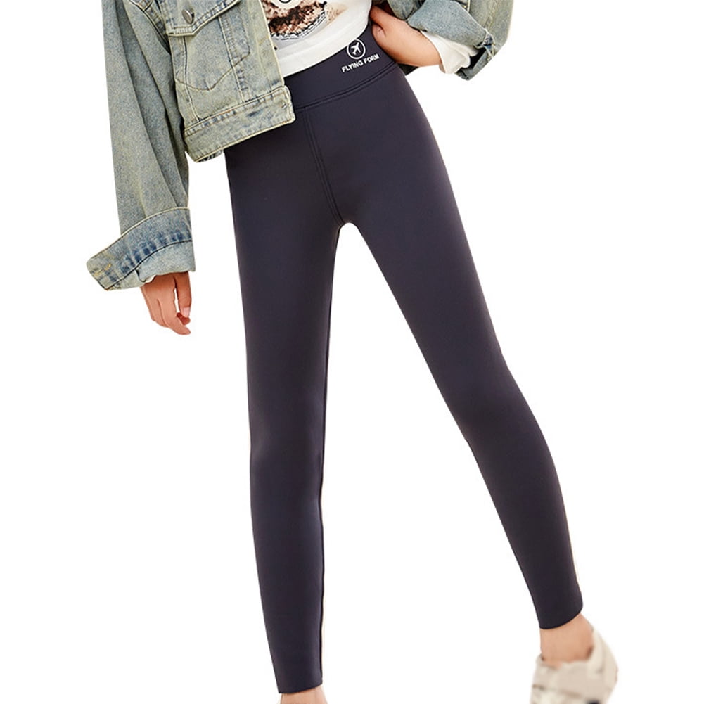 KYAIGUO Kids Girls Fall Winter Leggings Stretch Pants 3-14Y