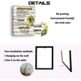 thumbnail image 3 of Ladies and gentlemen Bathroom Rules canvas Wall Decor, sunflowers yellow theme Bathroom Decor Wall Art,Farmhouse Toilet Wall Decor,Rustic Bathroom Funny Rules Prints Signs Framed 12"x15", 3 of 6