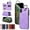 Purple, variant on TECH CIRCLE For iPhone XS/X Wallet Case with Card Holder, PU Leather Kickstand Finger Grip Ring Shockproof Women Men Magnetic Protective Wallet Cover for Apple iPhone XS/X 5.8",Purple