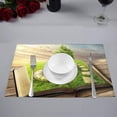 thumbnail image 2 of MKHERT Funny Fantasy Tree of Life Opened Book with Grass Compass Placemats Table Mats for Dining Room Kitchen Table Decoration 12x18 inch,Set of 4, 2 of 4