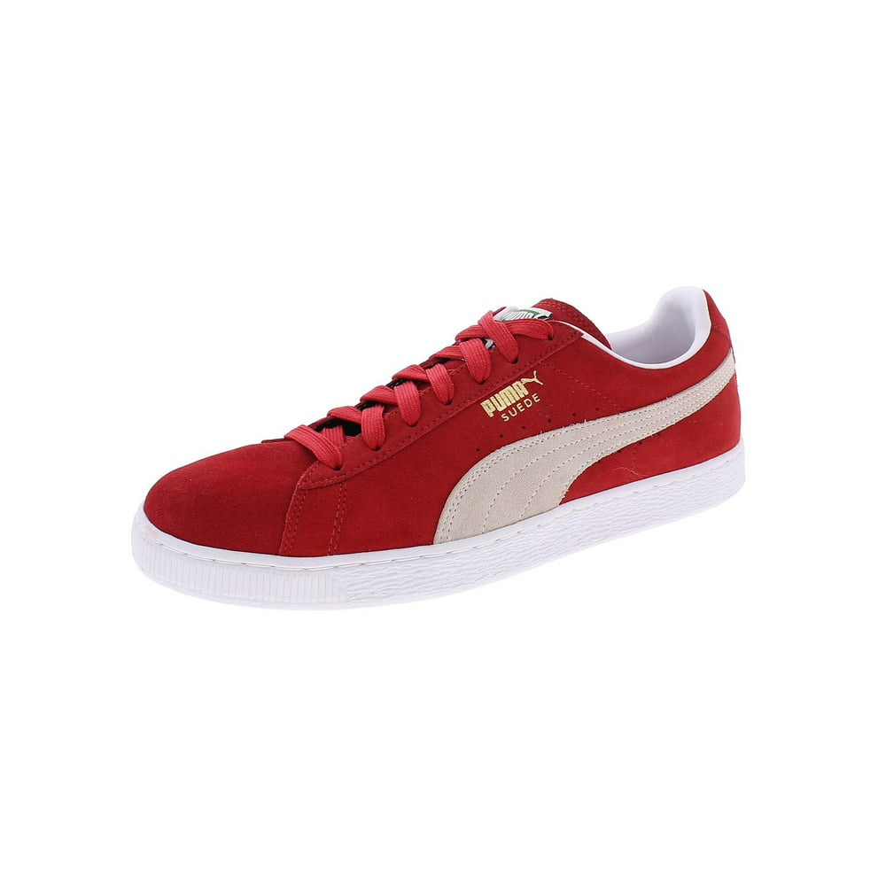 PUMA - Puma Mens High Risk Suede Colorblock Sneakers Red 11 Medium (D ...