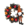thumbnail image 2 of sruoe Halloween Decorations, Indoor Outdoor Halloween Decor, Artificial Wreaths, Halloween Decorations for Outside, Front Door Wreaths, Faceless Old Man Decoration, 2 of 7