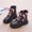 Black, variant on Girls Ankle Martin Boots Cute Heart Decor Side Zipper Lace up Soft Sole Fall Winter Trendy Short Leather Booties for Little & Big Kids Black 2 Big Kids(35)