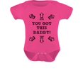 thumbnail image 1 of Tstars Boys Unisex Gifts for Dad Father's Day Shirts You Got This Daddy Funny Humor New Dad Gift Cute Best Gift for Dad Cool Baby Bodysuit, 1 of 7