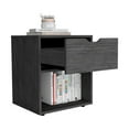 thumbnail image 6 of TUHOME Aberdeen Nightstand  Gray Engineered Wood, 6 of 6
