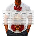 thumbnail image 4 of Men's Short Sleeve Graphic Shirts Funny 3D Chicken Rooster Print Quarter Zip Pullover Novelty Animal Summer Casual Tops Lightweight Golf T-Shirts, 4 of 6