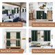 thumbnail image 2 of Cortina XTMYI Verde Impermeable para Cocina y Baño 60x61 cm, 2 of 6