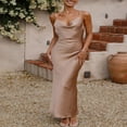 thumbnail image 2 of POINTERTECK Women‘s Long Bodycon Dress with Spaghetti Straps, 2 of 5