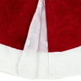 thumbnail image 3 of Northlight Velveteen Christmas Tree Skirt - 60" - Red and White, 3 of 5