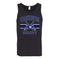 thumbnail image 2 of Wild Bobby City of Washington Hockey Fantasy Fan Sports Men's Tank Top, Black, Small, 2 of 5