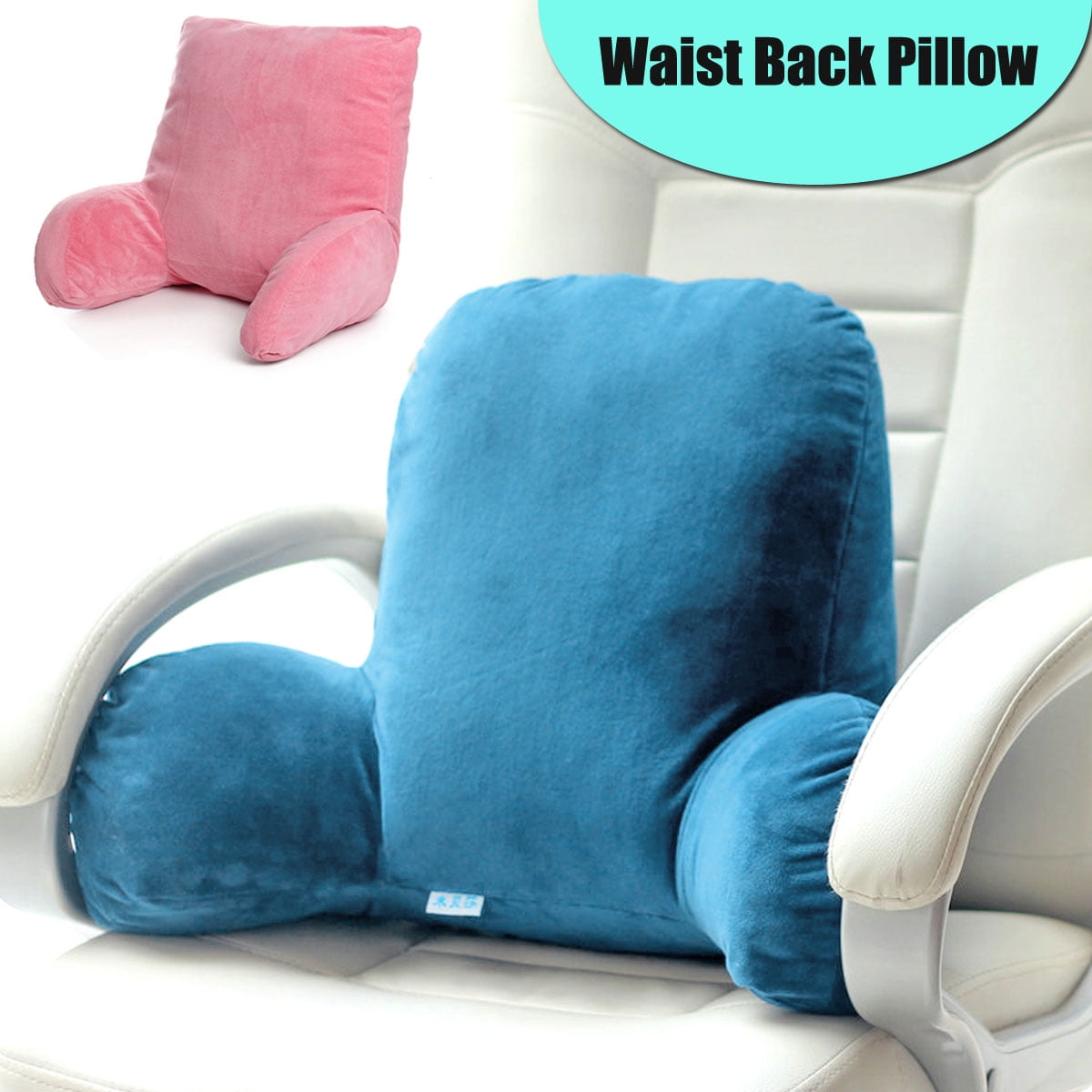 Lounger Bed Rest Back Pillow Support Arm Stable TV Reading Backrest Seat Cushion