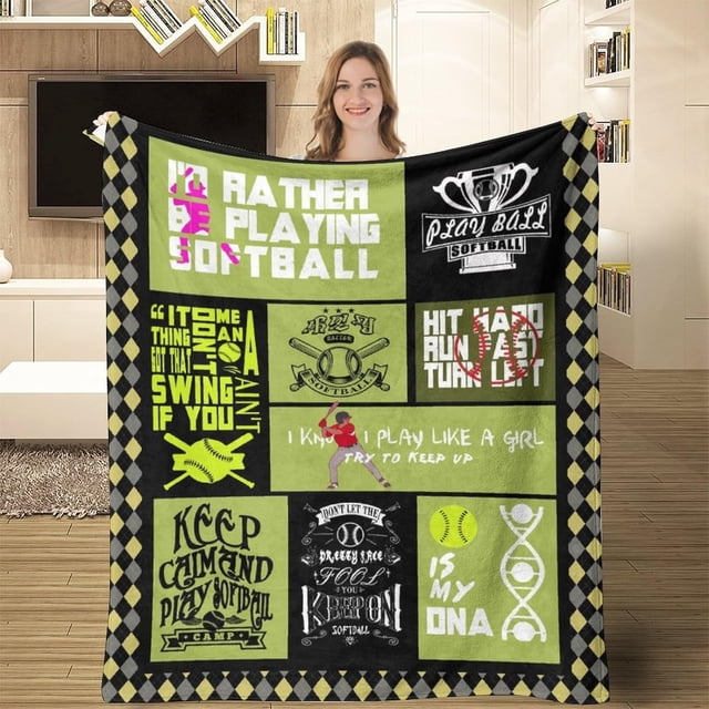 LHSHID Ice Hockey Blanket Hockey Gifts for Boys Men Hockey Blanket Hockey Gifts Ideas Hockey Player Blanket Plush Blanket for Couch Bed Sofa 30x40in