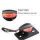 thumbnail image 3 of Motorcycle Taillight Universal Retro LED Brake License Plate Light Indicator Lights(red), 3 of 3