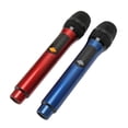 thumbnail image 4 of Micrófono inalámbrico UHF, pantalla LED recargable, micrófono inalámbrico de mano Dual para Karaoke, fiesta y discurso, 4 of 5