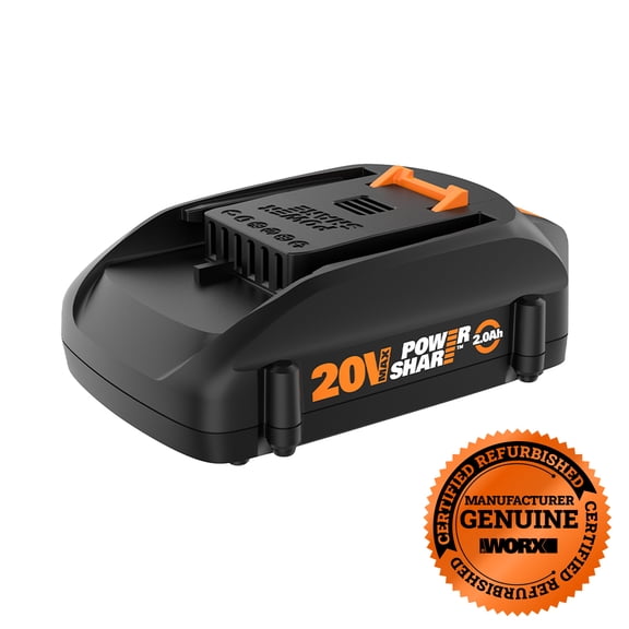 Restored Worx WA3575 20V PowerShare 2.0 Ah Max Lithium-Ion Battery Refurbished