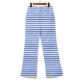 thumbnail image 6 of kaondbfi Stripes Bell Bottom for Women High Waist Flare Pants Flare Leggings for Yoga Summer Casual Pants for Women, 6 of 9