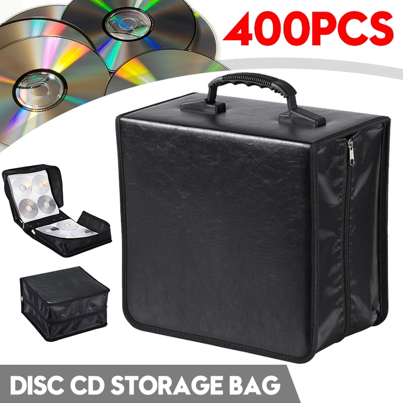 Portable 400 Disc CD DVD Doubleside Storage Case Organizer Holder Bag