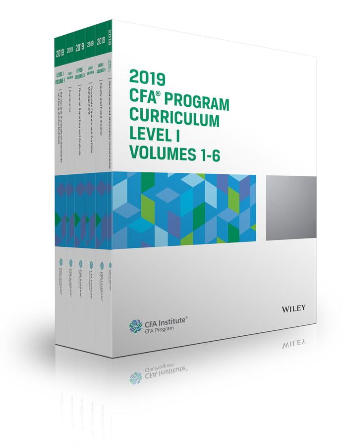 CFA Program Curriculum 2019 Level III Volumes 16 Box Set CFA Curriculum 2019