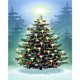 thumbnail image 1 of Kit de costura de punto de cruz 11CT árbol de Navidad FLhrweasw Nuevo, 1 of 9