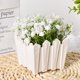 thumbnail image 3 of Flores de Plástico para Al Aire Libre Macetas de Flores Canastas Y Cerca Simulada Macetas Decorativas para Decorar Salas de Estar Terrazas Balcones, 3 of 6