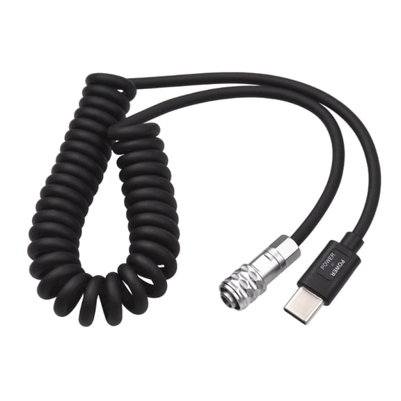 Efficient USB C Power Delivery Cable for BMPCC 4K 6K For Blackmagic Pocket Cameras Power Charging Wire