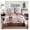 B023, variant on Christmas Quilt Set 3 Piece - Rustic Deer Bedspread - Lightweight Quilted Coverlet Comforter - Soft Polyester - King Size
