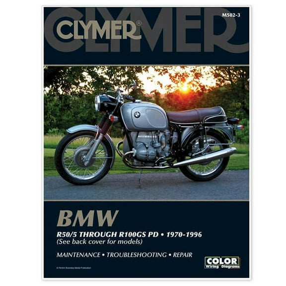 Clymer Repair/Service Manual '70-96 BMW R50 - R100 Models (M502-3)