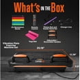 thumbnail image 2 of SQUATZ Vibration Plate Exercise Machine Set - 250W Standing Platform with Resistance Bands and Pilates Rod, 2 of 6