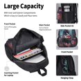thumbnail image 4 of Bingfone Urban Mechanical Dragon for Backpack Lunch Bag Pencil Case Set, Large Capacity School Backpack Combination Three-piece Set, Unisex, 4 of 7