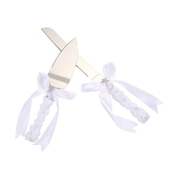Juego de servidor de pasteles para tartas de boda, juego de corte de tartas, elegante para postres de cumpleaños estrella de diamante de oro