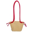 thumbnail image 2 of Wonder Nation Girls Strawberry Straw Crossbody Bag, Red, 2 of 5
