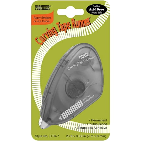 Pioneer Curving Tape Runner Permanent Double Sided Scrapbook Adhesive