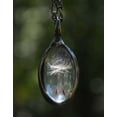 thumbnail image 2 of Nvzi Wish Necklace Dandelion Seed Pendant Necklace for Women Handmade Keepsake Jewelry（Black）, 2 of 5